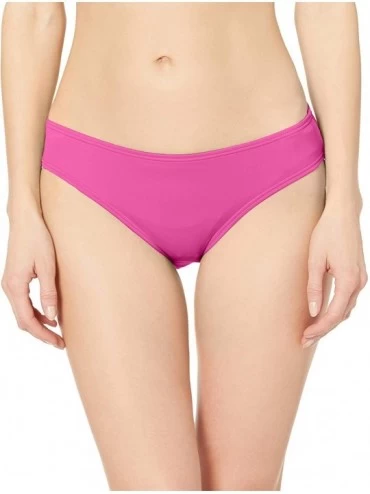Sets Women's Classic Bikini Bottom Swimsuit - Beach Solids Sunset Pink - CX18HTHYNAT $72.06