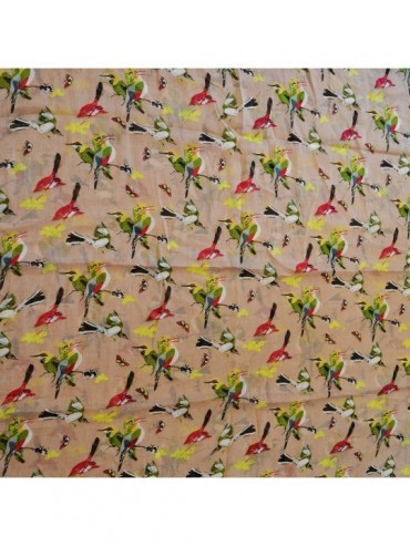 Cover-Ups Birds Pareo Sarong Swimsuite Cover up - Hummingbird Khaki - CT11PFDF8DX $12.76