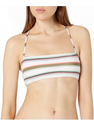 Tops Women's Isle Bandeau Bikini Top - Multi Color - CK18TZ3ZWEY $63.73