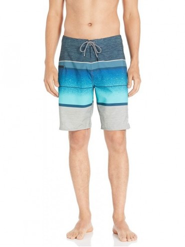 Board Shorts Men's Mirage Clearwater Stretch Board Shorts - Blue - CT18LS4E8YS $61.05