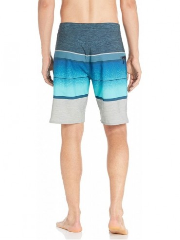 Board Shorts Men's Mirage Clearwater Stretch Board Shorts - Blue - CT18LS4E8YS $30.92