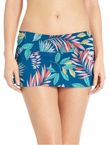 Sets Women's Aloha Skirted Bikini Bottom Swimsuit - Pacific Oasis - C418Q982C7X $65.73