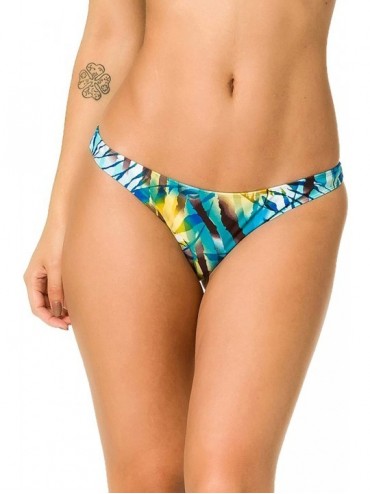 Bottoms Coqueta Sweet Heart Brazilian Bikini Bottom Hipster Swimsuit BLUERAY - Reef - C2188L65OU6 $18.13