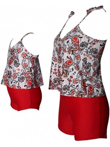 Sets Mother and Daughter Swimwear Family Matching Swimsuit Girls Swimwear - 03-red - CP196EMECGL $25.13