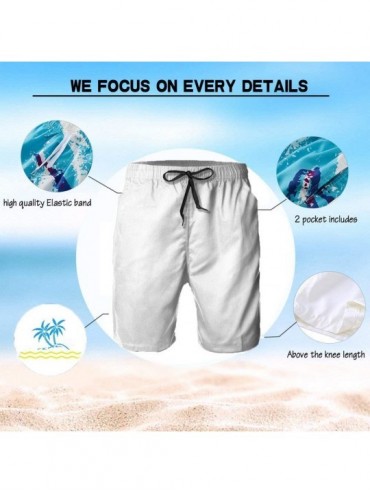 Board Shorts Men Summer Casual Swimming Shorts Quick Dry Swimming Shorts with Pockets - Colombia Flag - CT198Y00IY5 $29.24