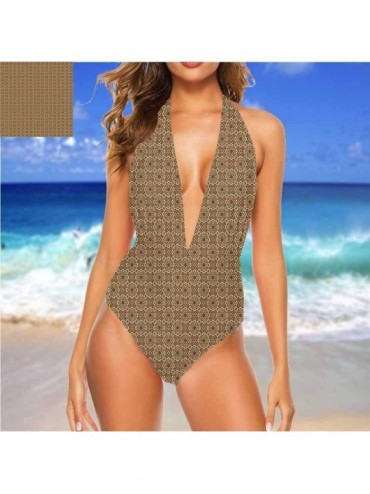 Cover-Ups Women Bandage Bikini Set Ornate Seasonal Motifs Great on All Body Types - Multi 20 - C519CAN3AWR $34.84
