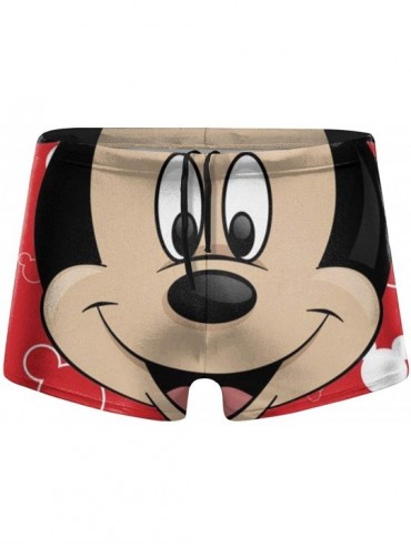 Briefs Pink Winnie The Pooh Men's Boxer Swim Shorts for Men Teens Boys Sons Swim Pool Beach Gifts - Mickey Mouse Head - CI198...