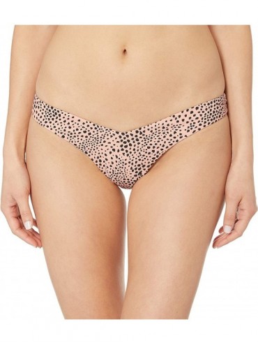 Tankinis Women's V High Cut Pant Bikini Bottom Swimsuit - Safari Spot Rose Sands - CM18W9O8K94 $28.88