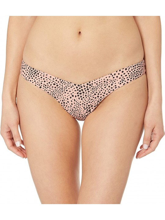 Tankinis Women's V High Cut Pant Bikini Bottom Swimsuit - Safari Spot Rose Sands - CM18W9O8K94 $19.52