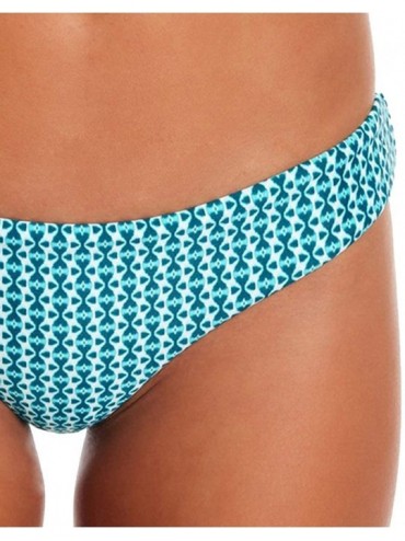 Tankinis Women's Lola Low Rise Cheeky Bikini Bottom Swimsuit - Blur Seafoam - CX18697SUC5 $27.55
