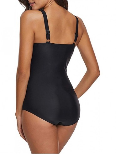 Sets Bikini High Waisted Swimsuits for Women Tummy Control Tankini Bathing Suits Two Piece Flounce Swimwear - A-8 - CX18M03G2...