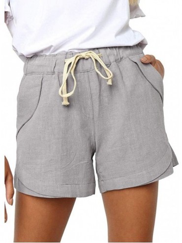 Board Shorts Ultra Soft Harem Shorts for Women - H Gray - C319C9465WX $21.90