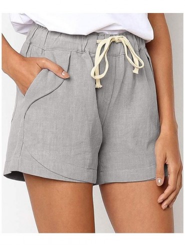 Board Shorts Ultra Soft Harem Shorts for Women - H Gray - C319C9465WX $7.99