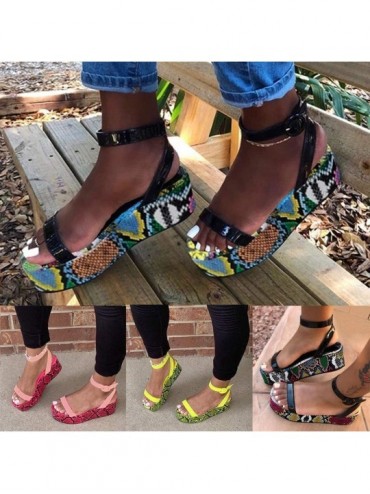 Cover-Ups Womens Espadrilles Sandals Flats-Women's Platform Sandals Espadrille Wedge Summer Ankle Strap Studded Open Toe Sand...