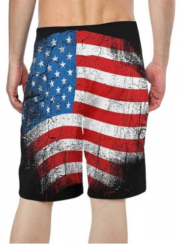 Board Shorts Men's Printed Board Shorts Loose Fit Quick Dry No Mesh Lining - Multi 6 - CZ18QOMD8YR $23.32