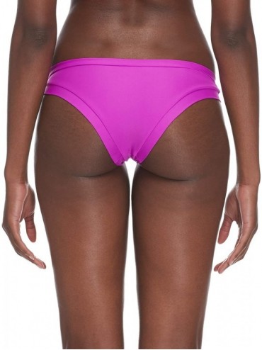 Tankinis Women's Smoothies Audrey Solid Low Rise Bikini Bottom Swimsuit - Smoothies Magnolia - CY186W6Y5AR $28.76