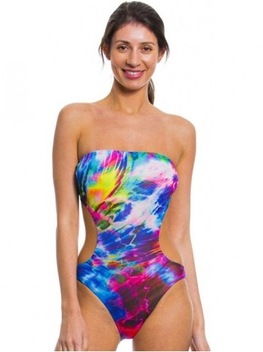 One-Pieces Storm Tan Through Cut Out Swimsuit - C519538MT8E $39.74