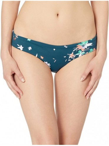Bottoms Women's Sublime Reversible Signature Swimsuit Bikini Bottom - Song of Pilots Green Flower/Geo Floral - CZ18R9ZC0LH $8...