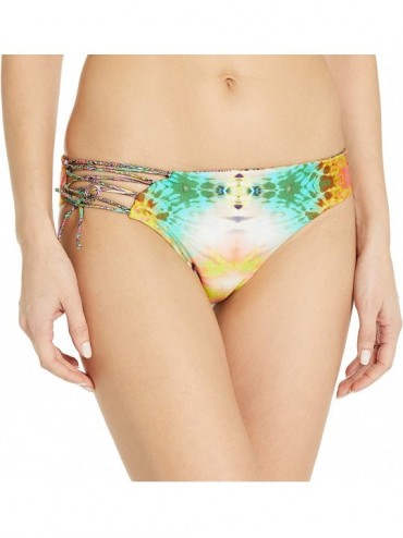 Tankinis Women's Callejera Reversible Sexy Side Full Bikini Bottom - Multi - C812MYM4ATN $36.90