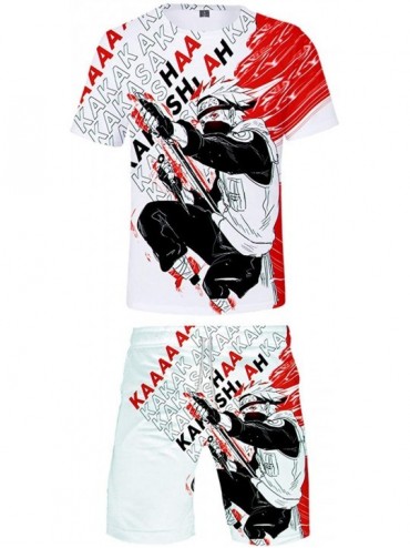 Board Shorts Naruto T-Shirt & Shorts Set Mens Naruto Summer Short Sets Boardshorts Naruto Boardshorts - K - C6199GCZQL6 $46.80