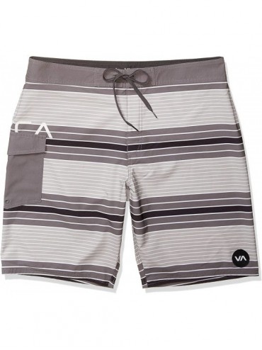 Board Shorts Men's Uncivil Stripe Trunk - Multi Color - C218U8XCQND $38.38