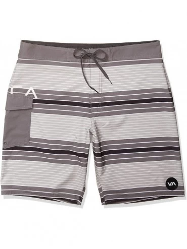 Board Shorts Men's Uncivil Stripe Trunk - Multi Color - C218U8XCQND $59.53