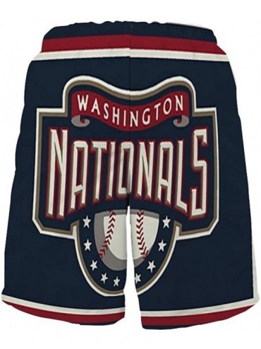Board Shorts Washington Nationals Men's Beach Pants - Washi3 - CP190RCXX23 $37.03
