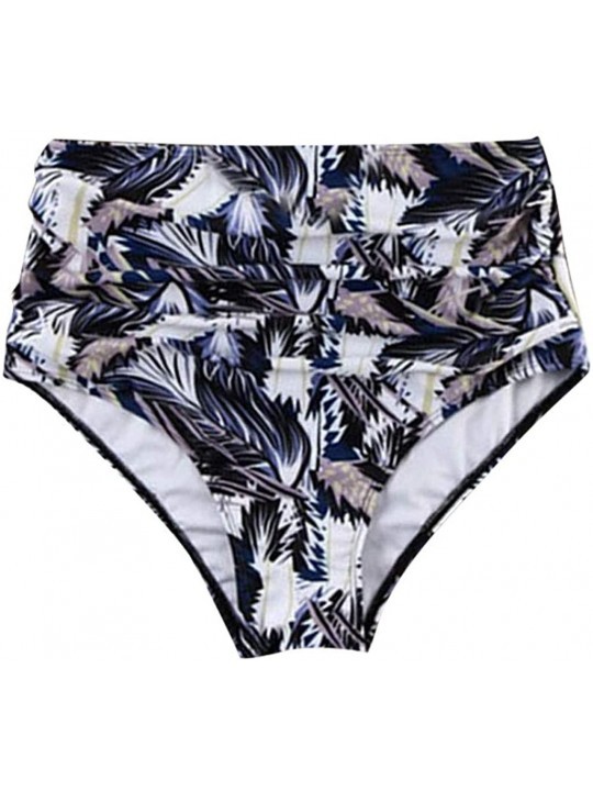 Bottoms Women Sexy High Waisted Bikini Swim Pants Bathing Shorts Bottom Swimsuit Swimwear - White - C3196XMWQ79 $8.65