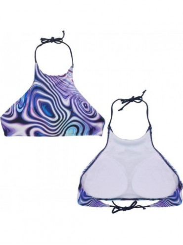 Sets Womens Padded Push-up Bikini Set 2-Piece Swimsuit Summer Floral Rose Printed - Design3 - CZ18QHTLIYI $27.19