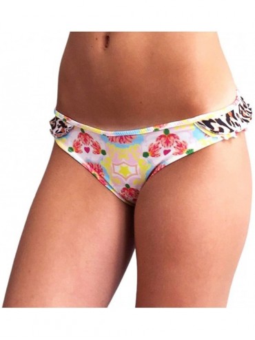 Tankinis Ruffle Scrunch Bikini Bottom (B84) Swimwear - Sky - CO189622UDM $21.09