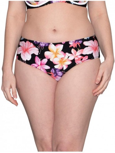 Bottoms Women's Tropicana Reversible Short - Black Floral - CC18AQ0D3TS $31.21