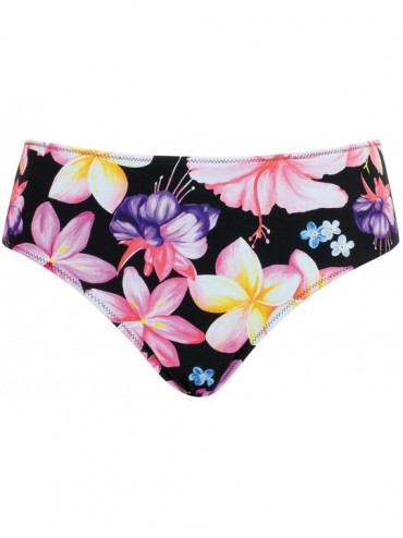 Bottoms Women's Tropicana Reversible Short - Black Floral - CC18AQ0D3TS $17.89