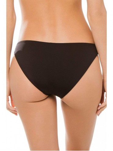 Bottoms Women's The Selby Bikini Bottoms - Black/Martini Olive - CG18R999EOM $37.33