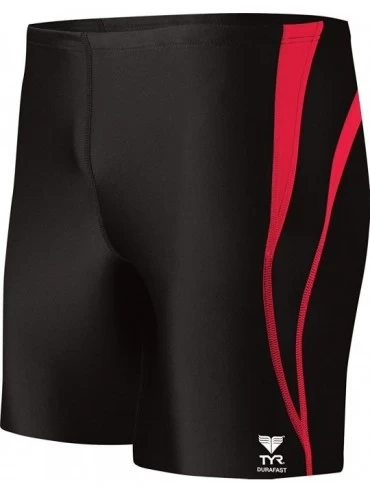 Racing Sport Boys' Alliance Durafast Splice Square Leg Swim Suit - Navy/Red - C2114WC78G3 $66.66