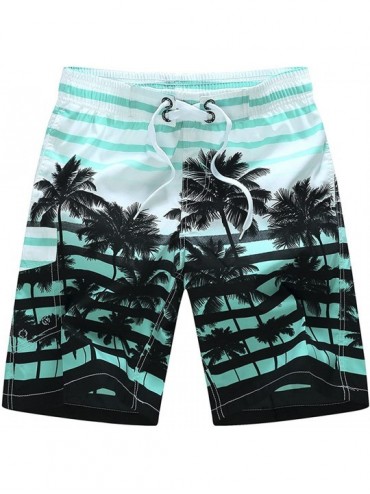 Briefs Men's Swimming Trunks Quick-Dry Sport Beach Shorts with Mesh Lining - Blue - C4189II3MMD $43.60