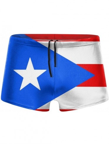 Board Shorts Puerto Rican Flag Men Swimwear Swimsuits Surf Board Boxer Shorts Trunks - Puerto Rican Flag - CR192ET0DDT $42.98