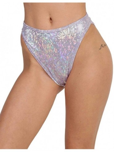 Bottoms J. Valentine High Waisted Booty Shorts - Cute Styles for Women - Sweet Escape High Cut - Lavender - CF194X2ETGM $31.51
