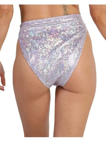 Bottoms J. Valentine High Waisted Booty Shorts - Cute Styles for Women - Sweet Escape High Cut - Lavender - CF194X2ETGM $31.51
