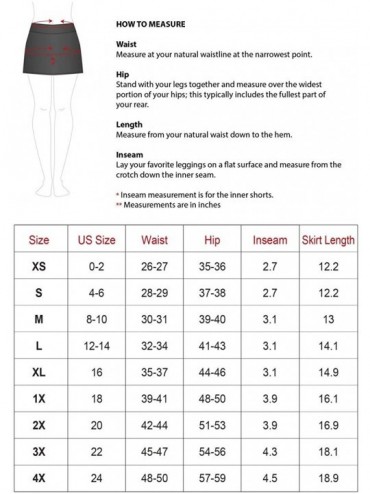 Bottoms Ella Mae Women's Swim Skirt w/Leggings Skirted Swim Shorts | Skirted Bottoms (XS-4X) UPF 50+ Black-4X - CR1973C25YM $...