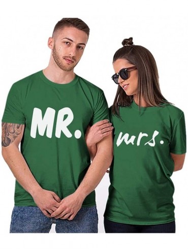 Racing Valentine T Shirt Gift for Couples Wedding Anniversary Newlywed Matching Set T Shirts Summer Short Sleeve Tops 12 Gree...