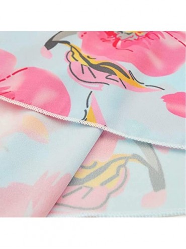 Cover-Ups Women's Cardigan-Sheer Kimono Loose Summer Floral Print Cover Ups - Pbl - CB19CLKWULL $15.18