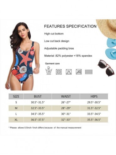 Racing Women's One Pieces Swimsuits Guns Printed Beach Suits with Soft Cup - Color_7 - CT18SYUNW5W $24.11