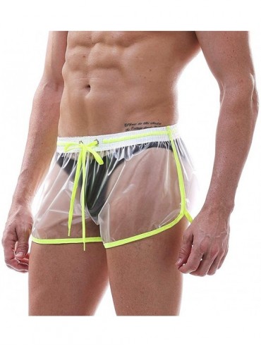 Briefs Mens Swim Briefs Quick Dry Nylon Bathing Suits for Men- Padding Inside - X Black-3 - CS199RUA7NI $17.55