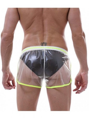 Briefs Mens Swim Briefs Quick Dry Nylon Bathing Suits for Men- Padding Inside - X Black-3 - CS199RUA7NI $17.55