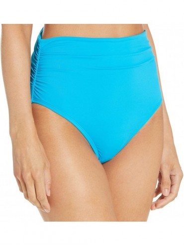 Bottoms Women's Impulse Rollover Bikini Bottom - True Blue 419 - CF197QHC6QK $68.41
