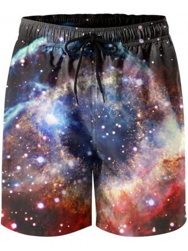 Trunks Men's 3D Starry Sky Nebula Galaxy Swimming Trunks Pajama Shorts Mini Athletic Shorts - 3d Starry Sky-11 - CL18Y2XNSUH ...