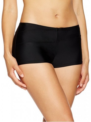 Tankinis Women's Tie Side Boyleg Board Shorts - Black(no Straps) - CA183MX50HO $28.45
