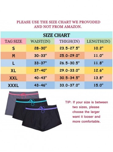 Bottoms Womens Waistband Side Split Swim Shorts with Panty Liner Plus Size Smooth - Grey Red - CL18TUEYZGO $16.65