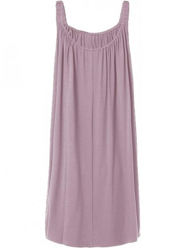 Cover-Ups Women's Summer Halter Sleeveless Dress Casual Loose Sundress Mini Beach Bikini Swimsuit Cover Ups - B-b Pink - CF19...