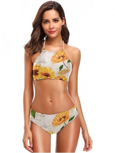 Sets Colorful Abstract Universe Galaxy Stars Bikini Swimwear Swimsuit Beach Suit Bathing Suits for Teens Girls Women Multi 4 ...